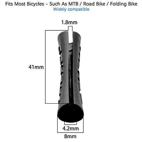 Bicycle Brake Shift Line Cable Protective Sleeves - 8 Pack