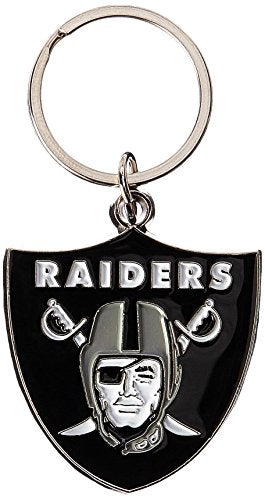 Las Vegas Raiders NFL Chrome Key Chain - Team Logo Design