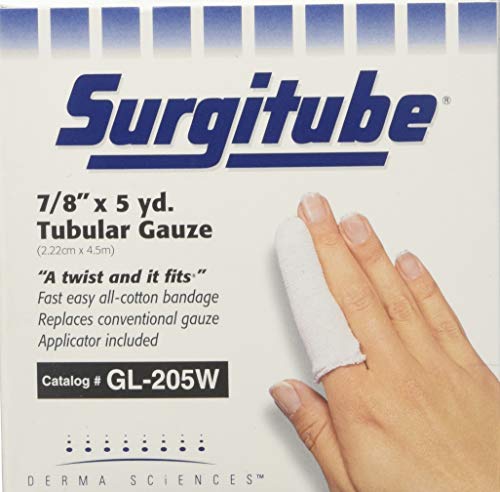 Surgitube Band No. 2 - 5 Yards White for Large Fingers and Toes