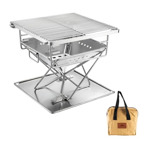 Camping Moon Portable Charcoal Grill Fire Pit X-MINI-PRO Small Size for Camping & Travel