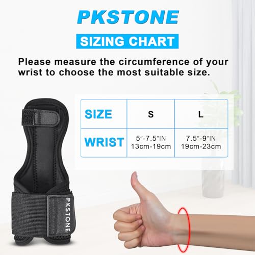 Adjustable Thumb Splint Brace for Sprains & Arthritis - Small Black