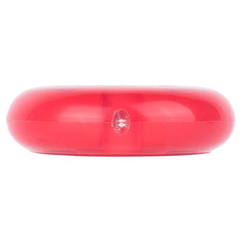 AOWESM 80mm Light Up Scooter Wheels L.E.D.Flashing 3-Wheel Kick Scooter Rear Replacement Wheels for Kick Push Scooters, Inline Skates, Micro Kickboard, Luggage and more (2-Pack) (Red)