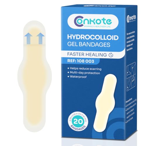 Hydrocolloid Gel Bandages - Waterproof Blister Bandages 20 Count