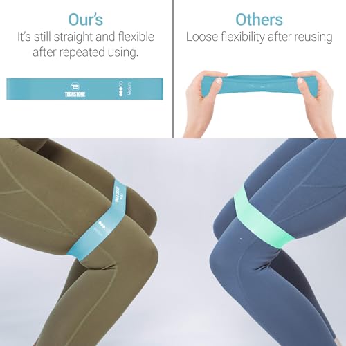 TechStone Resistance Bands Set – 5 Levels Loop Exercise for Men &