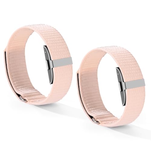 Adjustable Nylon Loop Replacement Strap for Hume Health Band - Apricot