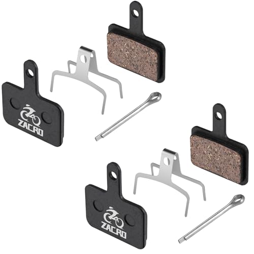 Ceramic Bicycle Disc Brake Pads - 2 Pairs for Shimano, Tektro, TRP