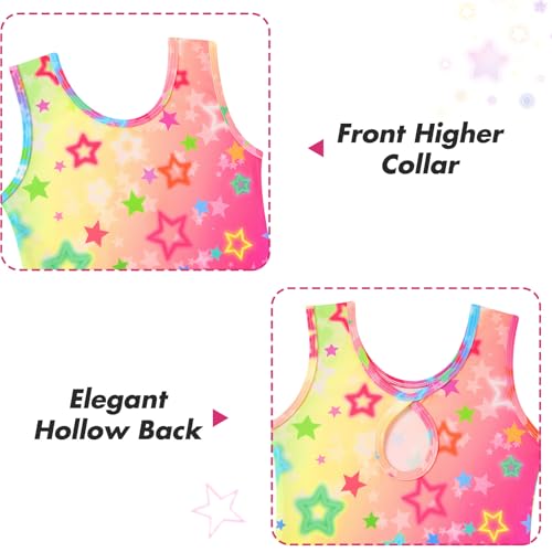 Gymnastics Leotards for Girls - Toddler Biketards with Shorts (2 Pack)