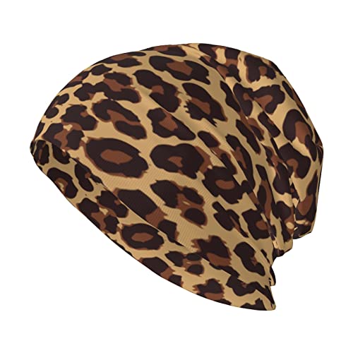Sunwarshile Alpaca Llama Beanie Hat - Slouchy Knitted Skull Cap for Women Men, One Size Black