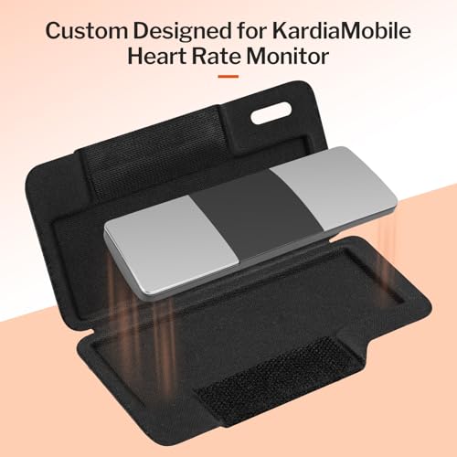 KardiaMobile EKG Monitor Case - EVA Hard Shell with Carabiner & Lanyard