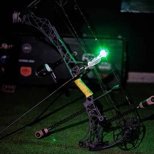 12 Pack Lighted Arrow Nocks with ON/OFF Switch for Archery