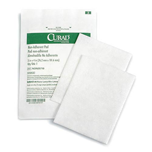Sterile Non-Adherent Dressing Pads, 3" x 4", 100 Count