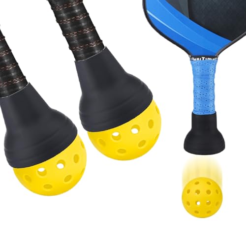 Pickleball Ball Retriever - Silicone Picker for Paddles - Black, 2 Pack