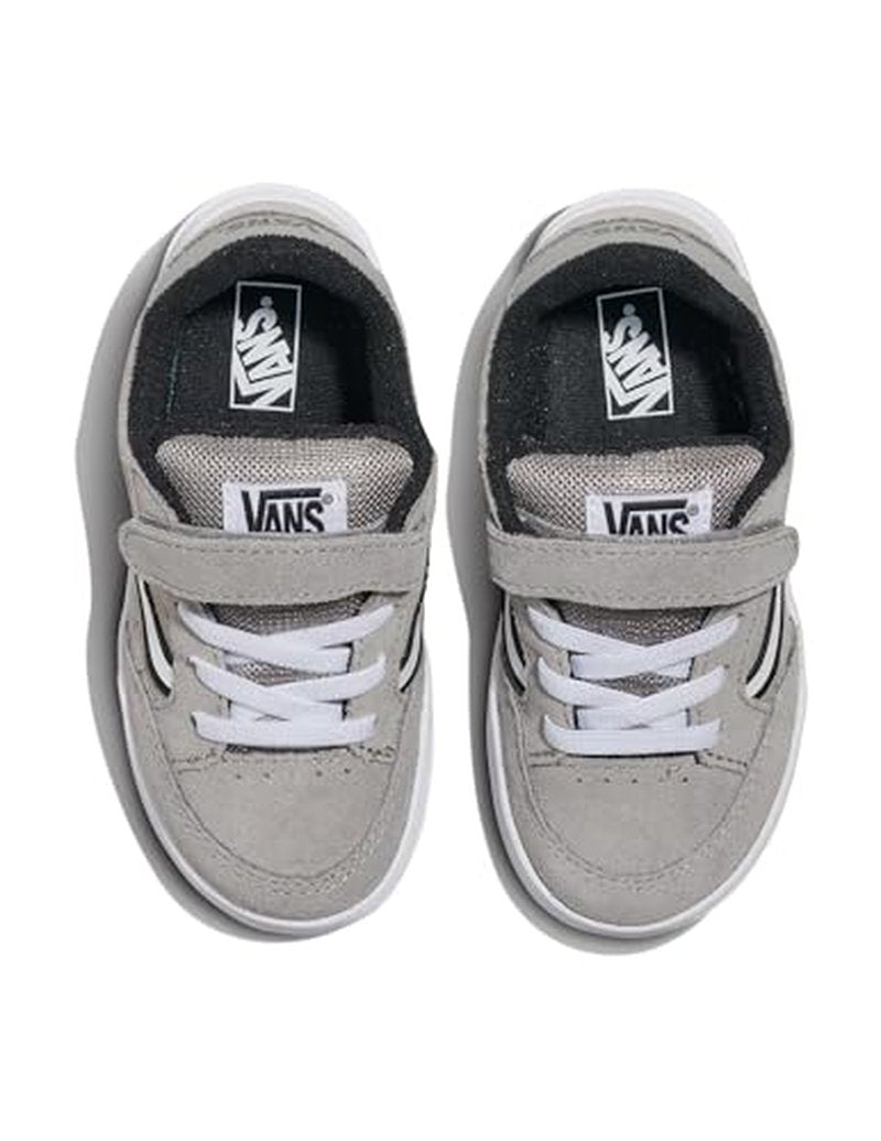 Vans Toddler Hylane V Shoe | Y2K Fashion Sneakers for Boys & Girls, Baby Walking Shoes, Gray/Black, 10