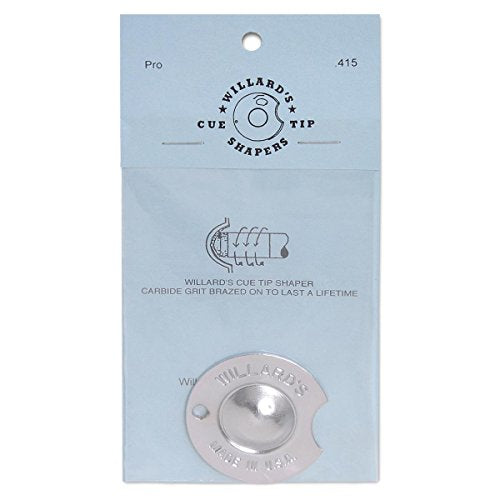 Cue Tip Shaper - Nickel Radius 0.415 for Precise Reshaping