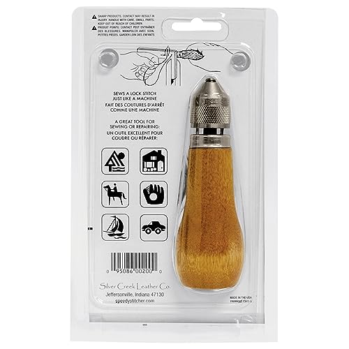 Speedy Stitcher 1125 SEW200-BRK Sewing Awl Kit with 30-Yard Thread - Heavy Duty Hand Sewing Tool
