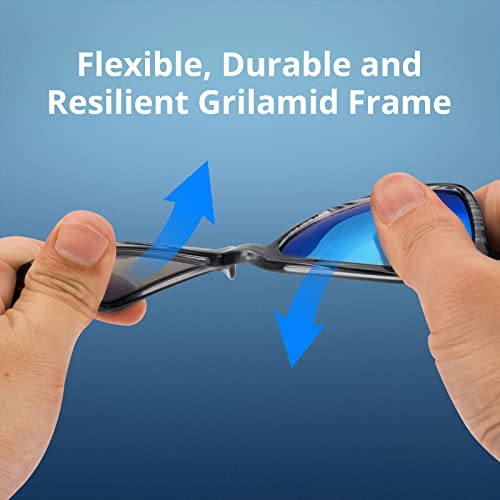 Polarized Sport Sunglasses with UV Protection - Lightweight, Durable for Driving, Fishing, Cycling