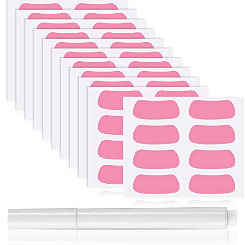 Breathable Eye Strips for Sports - Pink - 48 Pairs with Pencil