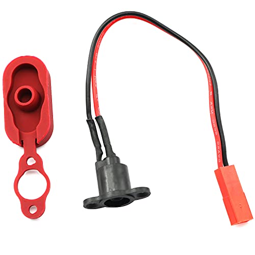17cm Charging Port Wire with Silicone Waterproof Cover for M365 Electric Bike