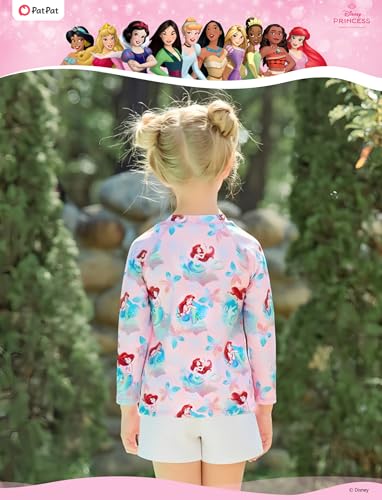 Kids Rash Guard Swim Shirt - Disney Spiderman & Minnie 6-7 Years