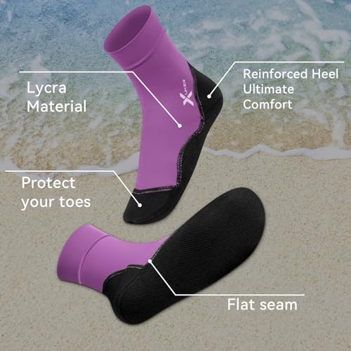 Quick Dry Water Socks for Beach & Volleyball - Small Pink