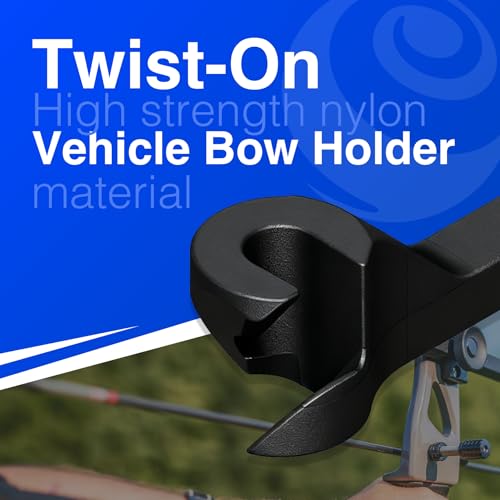 Universal Compound Bow Hanger for Vehicle Headrest - Tool-Free Installation