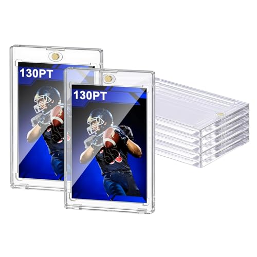 130 PT Magnetic Card Holders - 5 Pack Top Loaders