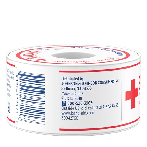 Waterproof First Aid Tape for Bandages - 1 inch x 10 Yards, 1 Roll