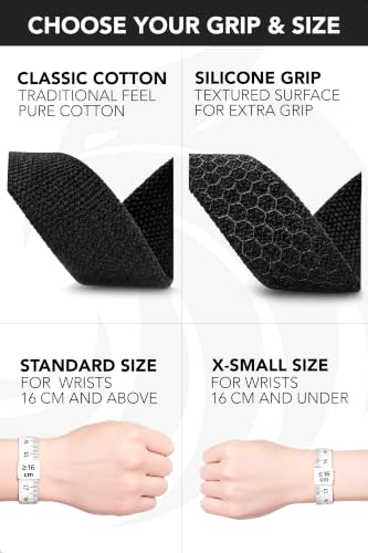 Weightlifting Wrist Straps for Secure Grip and Comfort - Padded Cotton