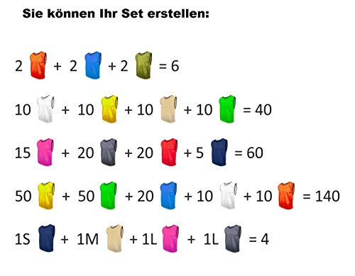 Training Bibs for Soccer, Basketball & Football - Dark Blue XL