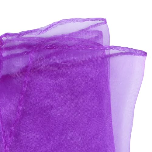24-Inch Square Juggling Scarves for Dance and Magic Tricks - 6 Pack