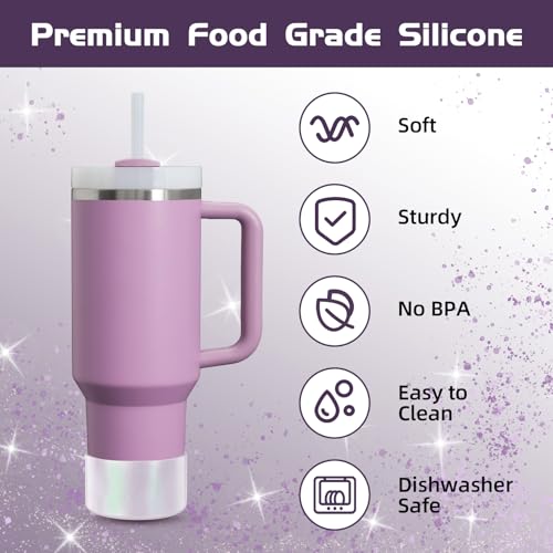 Gradient Silicone Boot for Stanley 20-40oz & IceFlow 20-30oz - Glossy Aster