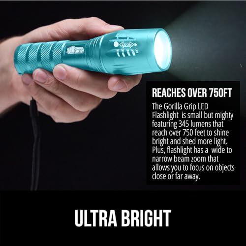 LED Handheld Tactical Flashlight - 750 FT, 5 Modes, Water Resistant