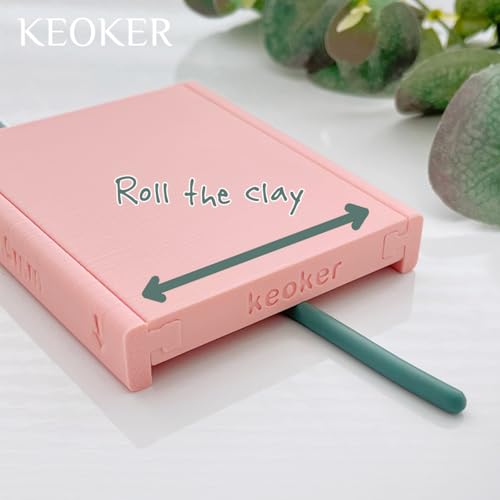 Pink Keoker Polymer Clay Snake Maker Kit - Hoop Roller & Strip Shape Tools