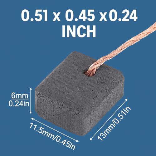Replacement Carbon Brushes Compatible with Dewalt Angle Grinder DWE402, DW402, DWE43116 ? Electric Motor Brush Set ? Includes 4 Carbon Pieces