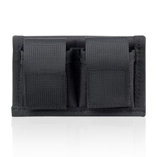 Double Speedloader Pouch - Durable Nylon Holster for .38 to .45 Caliber