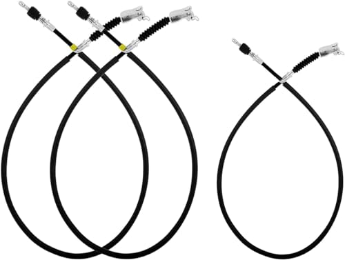 Yamaha YDRE Drive Golf Cart Brake Cable Kit — Heavy-Duty Stainless Core, 3 pcs