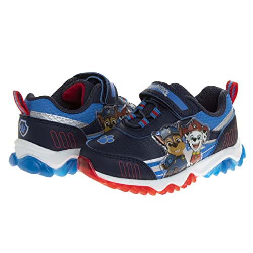 Nick Paw Patrol Toddler Boys Light Up Athletic LED Shoes Navy Blue 7