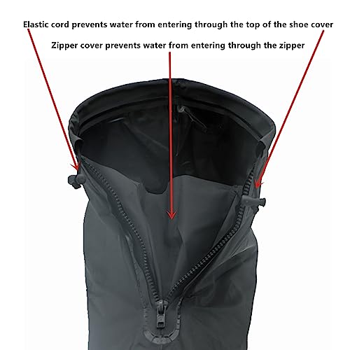 Waterproof Shoe Covers - Reusable Slip Proof Overshoes, 3X-Large