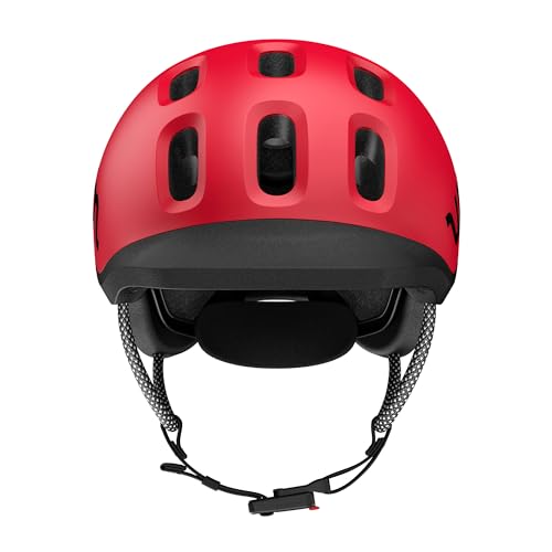 Kids' Adjustable Helmet for Biking & Roller Skating - Red, Small
