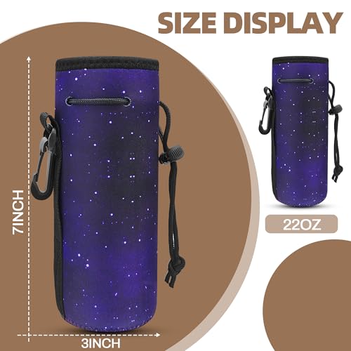 ALEIFLE Star Water Bottle Carrier with Strap for 20-24 oz Neoprene Sleeve
