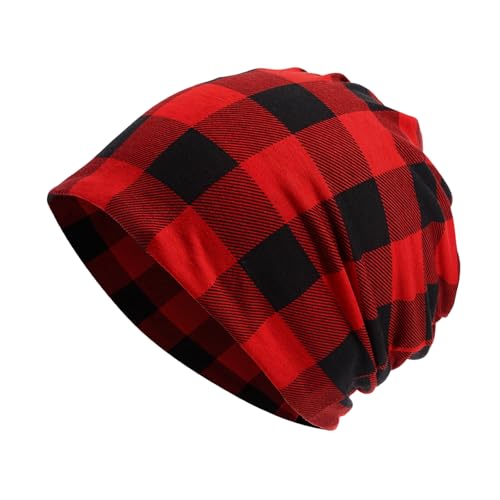 Slouchy Beanie for Women - Soft Cotton Stretch Skull Cap