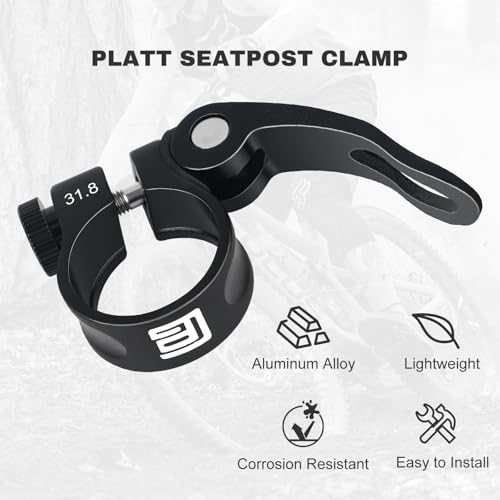 PLATT Bike Seat Post Clamp Aluminium Alloy Bicycle Quick Release