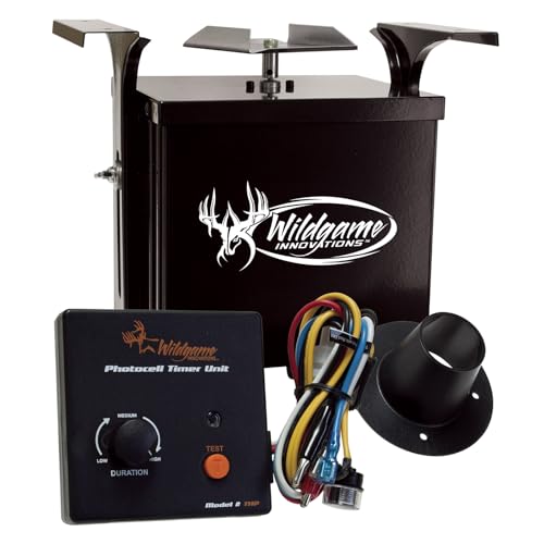 Wildgame Innovations Trophy Hunter 6V Photocell Feeder Kit - One Size (Weather-Resistant Power Control Unit)