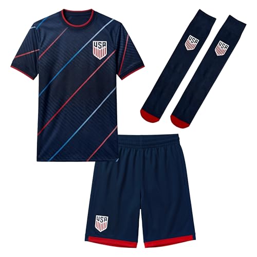 Soccer Ultimate Fan Pack - Shirt, Shorts & Socks Set - Navy Small
