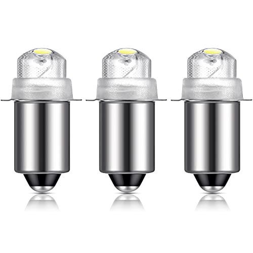 55 Lumen LED Replacement Bulb for Flashlight - 3 Pack, 4.5V