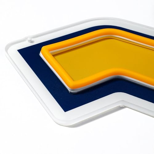 West Virginia Mountaineers LED Neon Sign - 15" x 14.28" with Adjustable Brightness