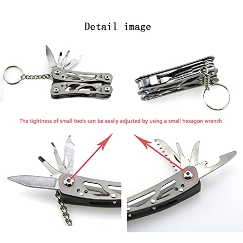 15-in-1 Mini Multitool Pliers - Lightweight Pocket Tool