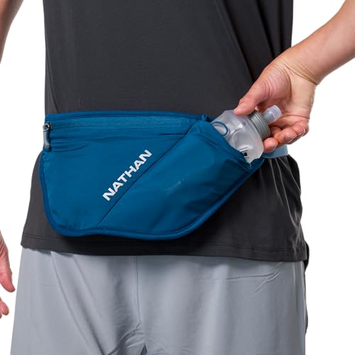 Nathan Hydration Belt with 18oz Soft Flask - Sailor Blue