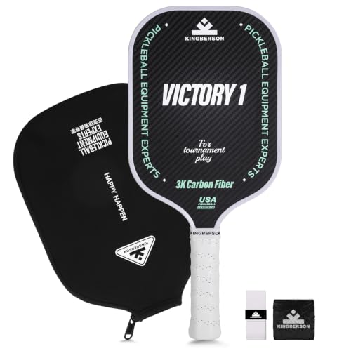 Kingberson T700 Carbon Fiber Pickleball Paddle 16mm Core USAPA Approved