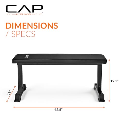 Flat Weight Bench - Color Series - Black